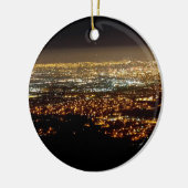 San Jose Night Skyline Keramik Ornament (Links)