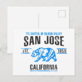 San Jose Postkarte (Vorne/Hinten)