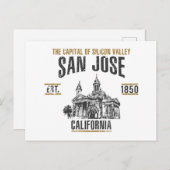 San Jose Postkarte (Vorne/Hinten)