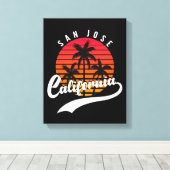 San Jose Retro Canvas Leinwanddruck (Insitu (Holzboden))