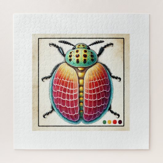 San Jose scale 270624IREF104 - Watercolor Puzzle (Vertikal)