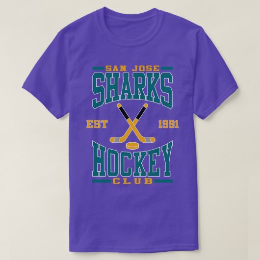 San Jose Sharks Hockey Club T-Shirt (Design vorne)
