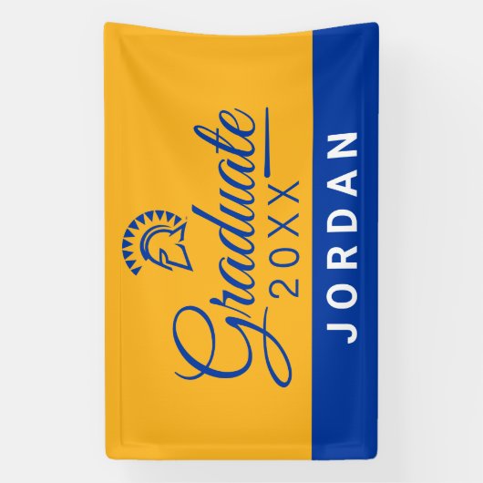 San Jose Staat Spartans | ABSCHLUSS Banner (Vertikal)