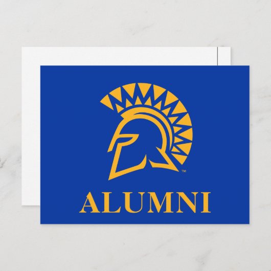 San Jose Staat Spartans Alumni Einladungspostkarte (Vorne/Hinten)