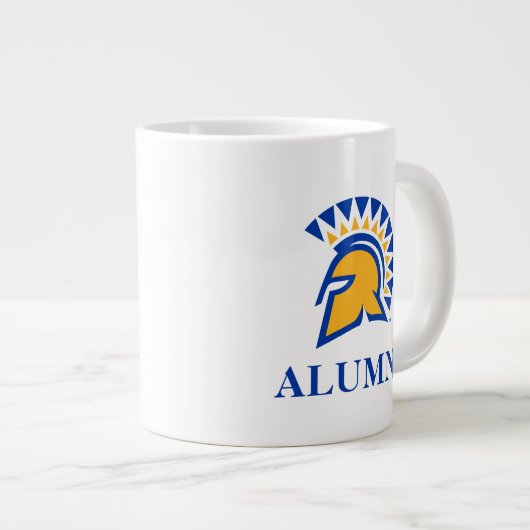 San José Staat Spartans Alumni Jumbo-Tasse (Vorderseite Rechts)