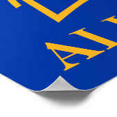 San Jose Staat Spartans Alumni Poster (Ecke)