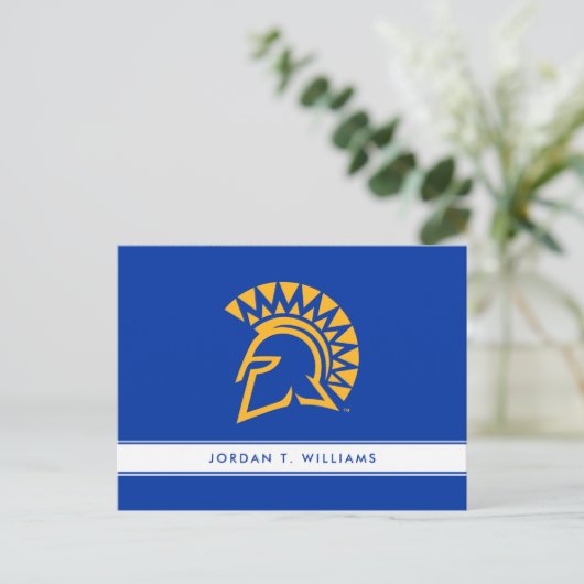 San Jose Staat Spartans Einladungspostkarte (Stehend Vorderseite)