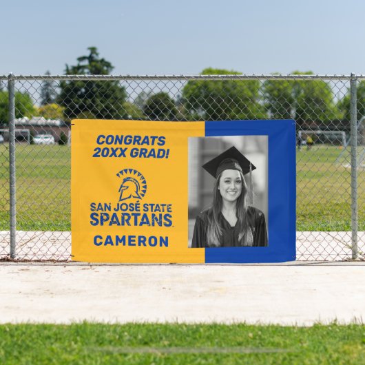 San Jose Staat Spartans | Glückwunsch Grad Banner (InSitu)