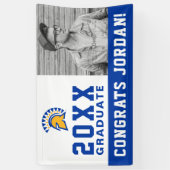 San Jose Staat Spartans | Glückwunsch Grad Banner (Vertikal)