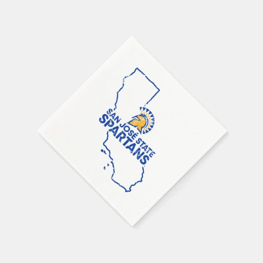 San Jose Staat Spartans Liebe Serviette (Ecke)