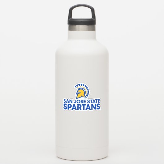 San Jose Staat Spartans Logo Aufkleber (Wassserflasche)