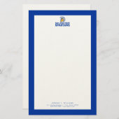 San Jose Staat Spartans Logo Briefpapier (Vorne/Hinten)