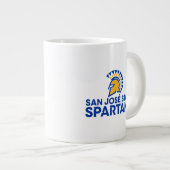 San Jose Staat Spartans Logo Jumbo-Tasse (Vorderseite Rechts)