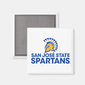 San Jose Staat Spartans Logo Magnet (Vorderseite/Rückseite)