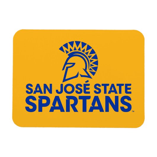 San Jose Staat Spartans Logo Magnet (Horizontal)