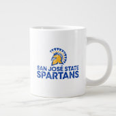 San José Staat Spartans Logo-Marke erschüttert Jumbo-Tasse (Rechts)