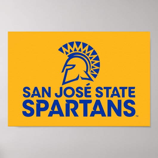 San Jose Staat Spartans Logo Poster (Vorne)