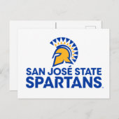 San Jose Staat Spartans Logo Postkarte (Vorne/Hinten)
