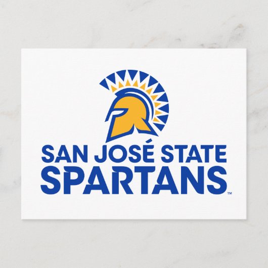 San Jose Staat Spartans Logo Postkarte (Vorderseite)