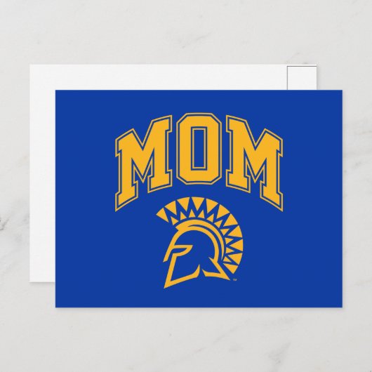 San Jose Staat Spartans Mama Einladungspostkarte (Vorne/Hinten)