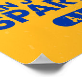 San Jose Staat Spartans Not leidend Poster (Ecke)