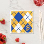 San Jose Staat Spartans Raute Serviette (Beispiel)