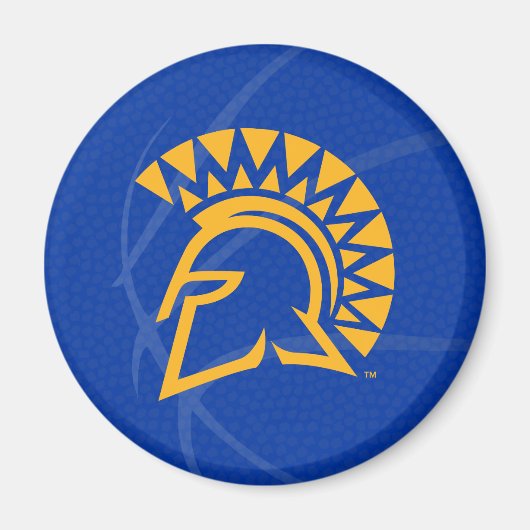 San Jose Staat Spartans Staat Basketball Magnet (Vorne)