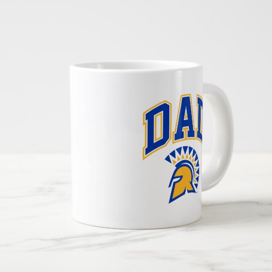 San José Staat Spartans Vater Jumbo-Tasse (Vorderseite Rechts)