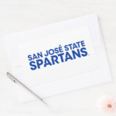 San Jose Staat Spartans Wordmark Rechteckiger Aufkleber (Umschlag)