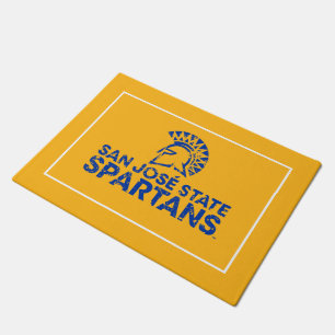 San Jose State Spartans Logo Wordmark Abgenutzt Fußmatte
