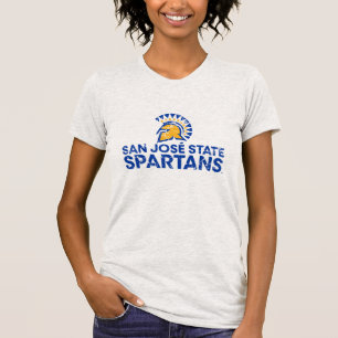 San Jose State Spartans Logo Wordmark Abgenutzt T-Shirt