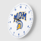 San Jose State Spartans Mom Große Wanduhr (Winkel)