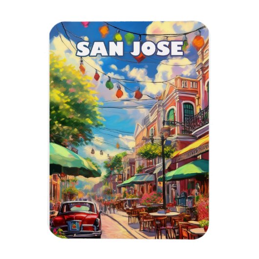 San José, the vibrant heart of Costa Rica Magnet (Vertikal)