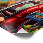 San José, the vibrant heart of Costa Rica Poster (Ecke)