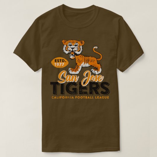 San Jose Tigers T-Shirt (Design vorne)