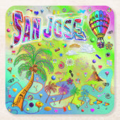 San Jose Timeless Melody Untersetzer (Vorderseite)
