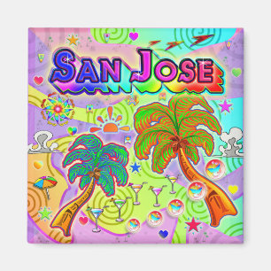 San Jose Urlaub Zielmagnet Magnet