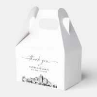 San Jose Wedding Personalisiert Favor Box