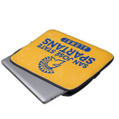 San- JoseStaat Spartans beunruhigt Laptopschutzhülle (Vorne Knopf)
