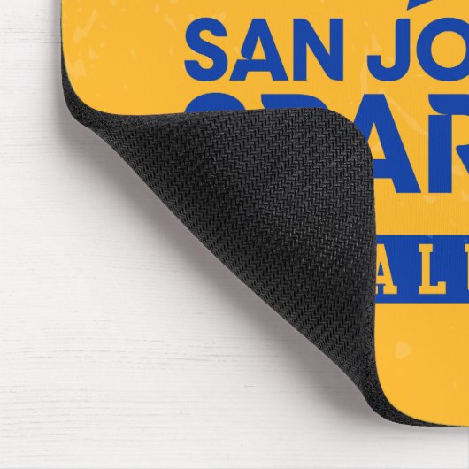 San- JoseStaat Spartans beunruhigt Mousepad (Ecke)