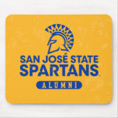 San- JoseStaat Spartans beunruhigt Mousepad (Vorne)