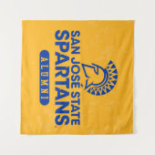 San- JoseStaat Spartans beunruhigt Wandteppich (Vorderseite (Horizontal))