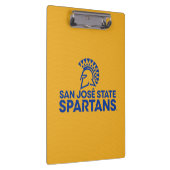 San- JoseStaat Spartans Kohlenstoff-Faser-Muster Klemmbrett (Rechts)
