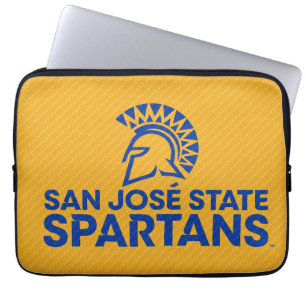 San- JoseStaat Spartans Kohlenstoff-Faser-Muster Laptopschutzhülle
