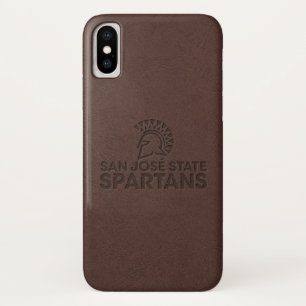 San- JoseStaat Spartans Leder Case-Mate iPhone Hülle