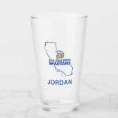 San- JoseStaat Spartans Liebe Glas (Vorderseite)