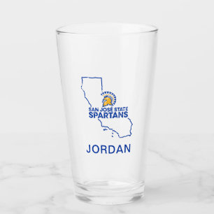 San- JoseStaat Spartans Liebe Glas