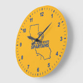 San- JoseStaat Spartans Liebe Große Wanduhr (Winkel)