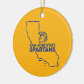 San- JoseStaat Spartans Liebe Keramik Ornament (Links)