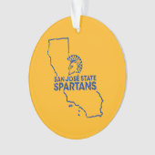 San- JoseStaat Spartans Liebe Ornament (Vorderseite)